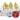 Conjunto de Coroas Diamantadas , 20-68mm, 5 Peças