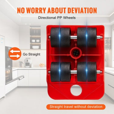 Conjunto de 4 Rodas de Transporte Pequenas , 113.4kg, Aço Carbono