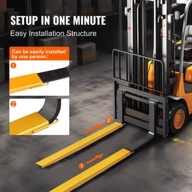 Set de 2 Extensões para Garfos , 2130mm, Compatíveis com Garfos de 127mm