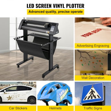 Plotter de corte de vinil Cortador de filme de 720 mm Velocidade de corte 800 mm/s Plotter de hobby Espessura máxima de corte 3 mm