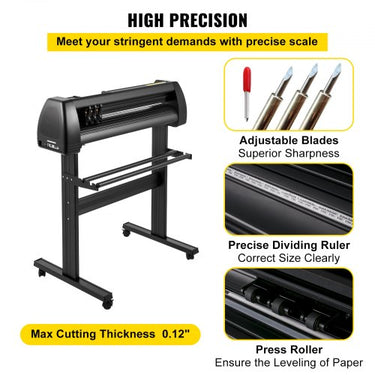Plotter de corte de vinil Alimentação máxima 720 mm cortador de filme motor de passo plotter de 800 mm/s