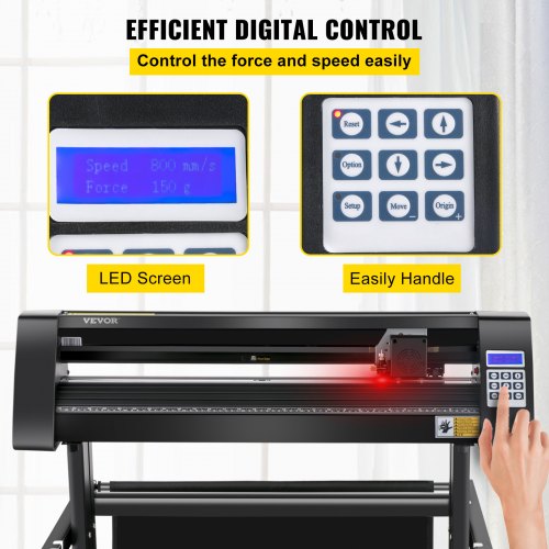 Plotter de corte de vinil Alimentação máxima de papel 720 mm, força de corte do plotter de folha 500 g