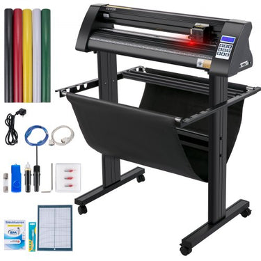 Plotter de corte de vinil Cortador de filme de 870 mm potência 95 W tensão AC 85-264 V, máquina plotter semiautomática com suporte