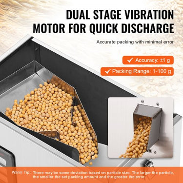 Máquina de Enchimento Automática  para Pós e Partículas, 1-100g