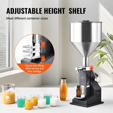 Máquina de Enchimento Manual  para Óleo e Pastas, 5-50ml