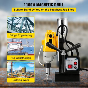 Broqueadora Magnética MD40 com 13 Peças e Broca de 40mm