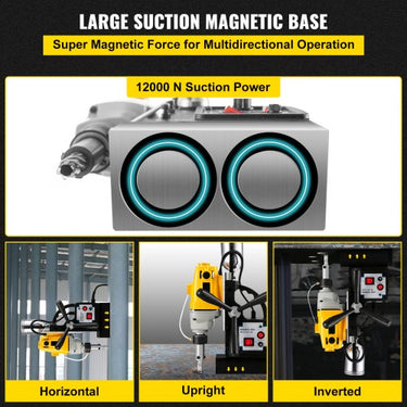 Broqueadora Magnética MD40 com 13 Peças e Broca de 40mm