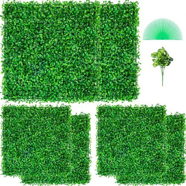 Parede de Plantas Artificiais , Proteção UV, 6 Peças de 50x50 cm