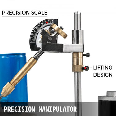 Máquina Profissional de Lapidar Pedras 120W - 1800rpm com Polidor de Ângulo Ajustável