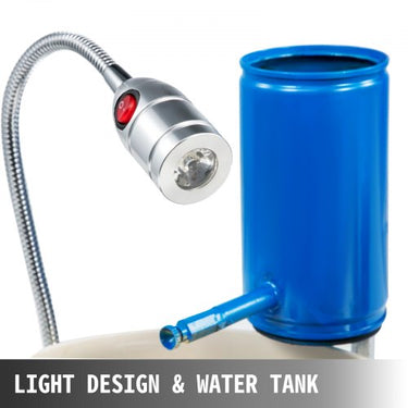 Máquina Profissional de Lapidar Pedras 120W - 1800rpm com Polidor de Ângulo Ajustável