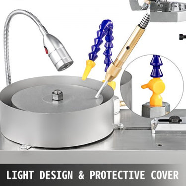 Lapidadora de Pedras Preciosas 180W 220V - Polimento e Corte Profissional de Gemas