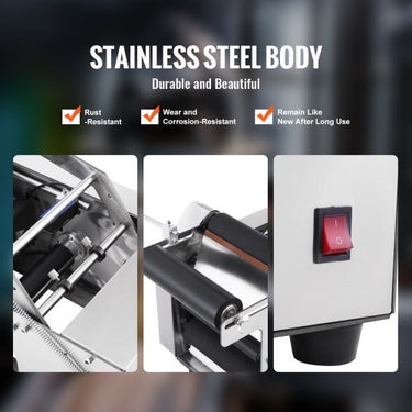 Etiquetadora Semi-Automática MT-50 para Garrafas Redondas