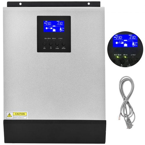 Conversor Solar Off-Grid  3kVA com Controle MPPT e Display LCD