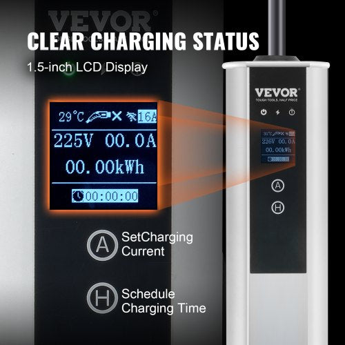 Cabo de carregamento Type2 EV para veí**lo elétrico Carregador 32A com tomada CEE 32 wallbox 7,36kW (monofásico)/22kW (trifásico)