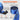 Truck Straps Cintas de guincho 4' x 30' com gancho plano para reboque, pacote de 10, azul
