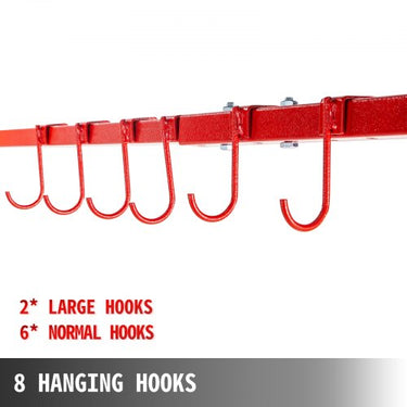 Suporte de pintura, suporte de pintura automotiva, 8 ganchos, secagem de tinta, ajustável em vermelho