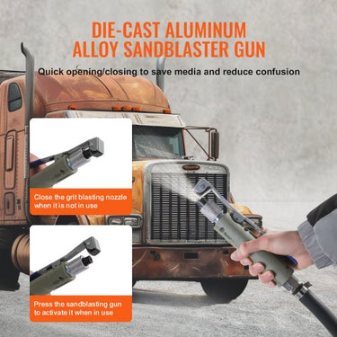 Sandblaster Móvel , 75.7L