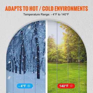 Cortina PVC Transparente , 122x213.4cm, Inclui Kit Instalação