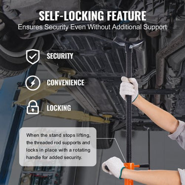 Suporte de suporte inferior , capacidade de carga de 750 kg, elevação de 134 cm a 193 cm