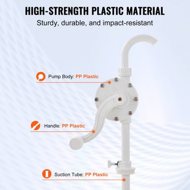 Bomba de tambor rotativo , bomba de transferência de água com manivela, barris de 5 a 55 galões