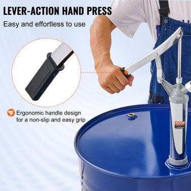 Prensa manual da bomba de barril , barris de 5-55 galões, transferência diesel 18,9-208L