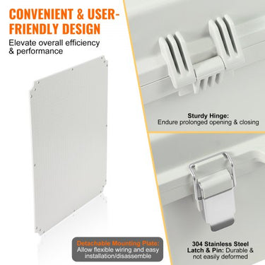 Caixa de Conexão para Exteriores  em ABS, Proteção IP67 Contra Água e Poeira