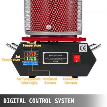 Máquina de fusão digital 180 w 2kg forno de fusão automático forno de fusão de ouro preto forno de fusão elétrico para jóias