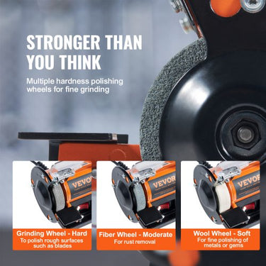 moedor duplo moedor duplo 3590 rpm 150 mm 50 W moedor profissional moedor de bancada com proteção contra respingos incluindo 3 discos de polimento