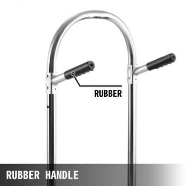 Carrinho Dobrável em Alumínio  com Rodas de Plástico