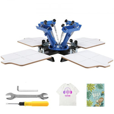 Máquina de serigrafia Siebdruk Serigrafia rotativa 360 ° 54 x 45 cm Equipamento de serigrafia Camiseta