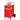 Tanque de armazenamento de combustível Fuel Caddy 35 galões 4 rodas com bomba manual, vermelho