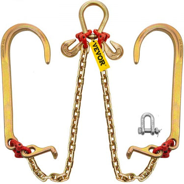 Corrente de Reboque , 5/16", Com J-Hooks e T-Hooks