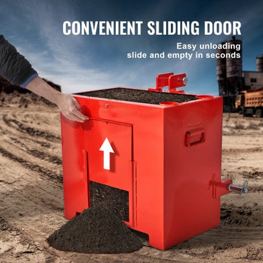 Caixa de lastro Categoria 1 Trator de 3 pontos 800lbs 5**.ft Caixa de lastro de trator