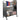 Carrinho para Biblioteca , Preto, 200lbs com Prateleiras Duplas W