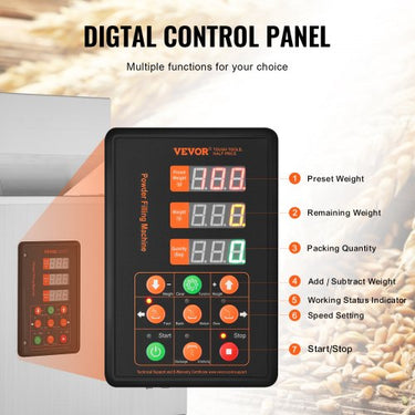 Máquina de Enchimento Automática de Pó , Pesagem Inteligente de 1-100g