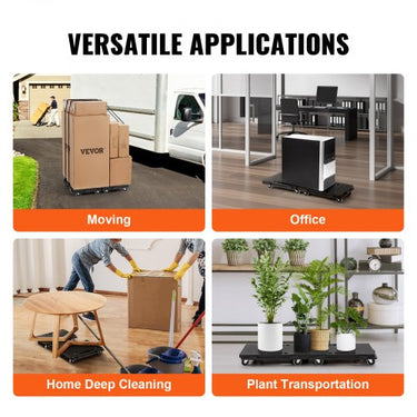 Conjunto de 2 Carrinhos de Plataforma , 227kg Cada