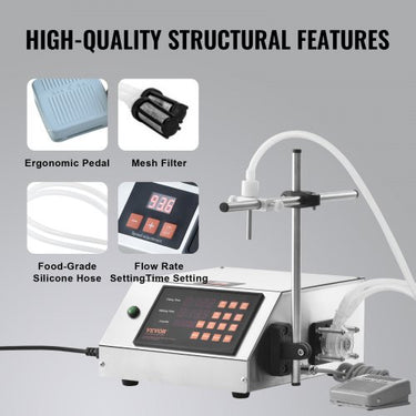 Máquina de Enchimento de Líquidos  Automática, 5-650ml