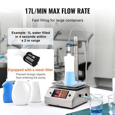 Máquina de Enchimento de Líquidos  Automática, 30-15000g