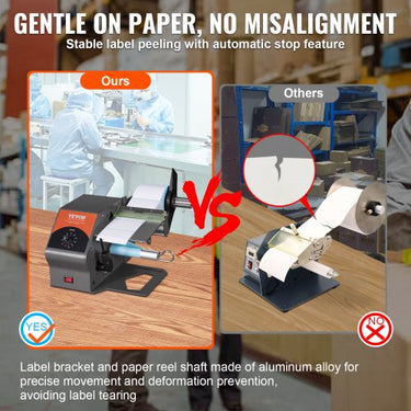 Dispensador Automático de Etiquetas , 5-115mm de Largura