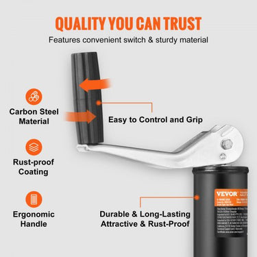 Trailer Jack A-Frame Bolt On Trailer Jack 2.000 lb com altura ajustável