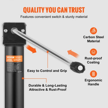 Trailer Jack A-Frame Bolt On Trailer Jack 5000 lbs com perna suspensa