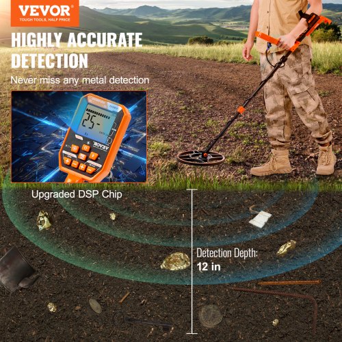 Metal Detector , 7 Modos, Submersível até 3m