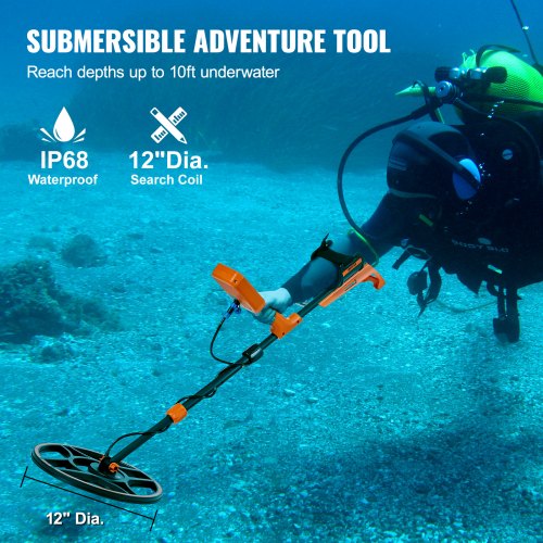 Metal Detector , 7 Modos, Submersível até 3m