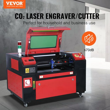 Gravador a Laser CO2 50W - 300x500mm, Velocidade 800mm/s, Compatível com CorelDRAW e AutoCAD
