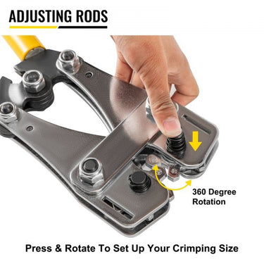 Crimpadora de Terminais  para Conexões de 10-120 mm²
