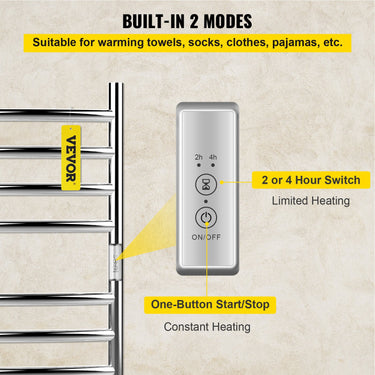 Aquecedor de toalhas para  casa de banho quarto 800x600x122 mm