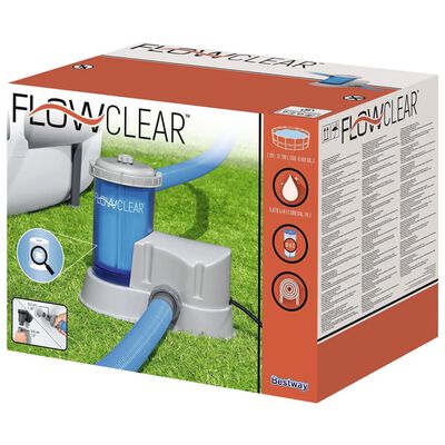 Bomba de filtro de cartucho transparente Flowclear