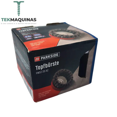 Escova De Aço Copo 75Mm Para Rebarbadoras Parkside