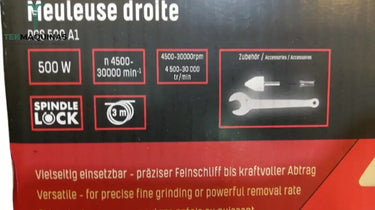 Esmerilhadeira Reta Parkside Pgs 500 A1 Watts B-Ware