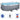 Piscina acima do solo oval Power Steel 305x200x84 cm